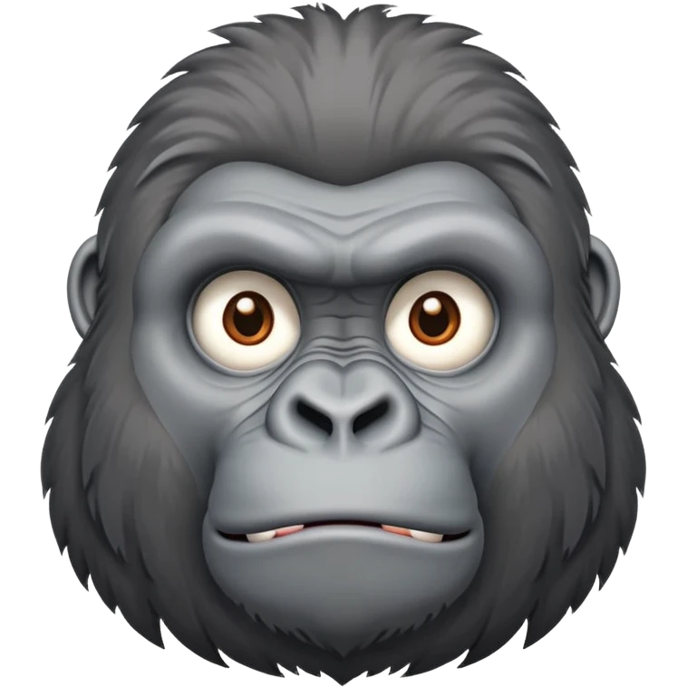 A gorilla with tacuache haircut  emoji
