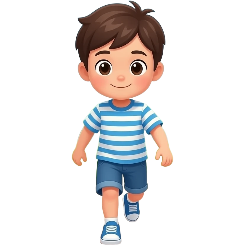 one sad kid playing hopscotch in the park emoji