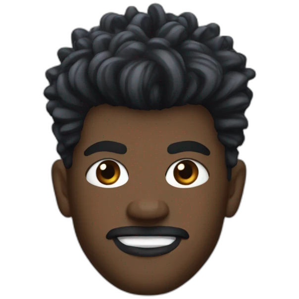 Jimmy butler with goth hair emoji