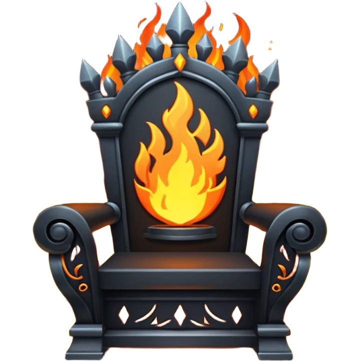 dark fire throne emoji