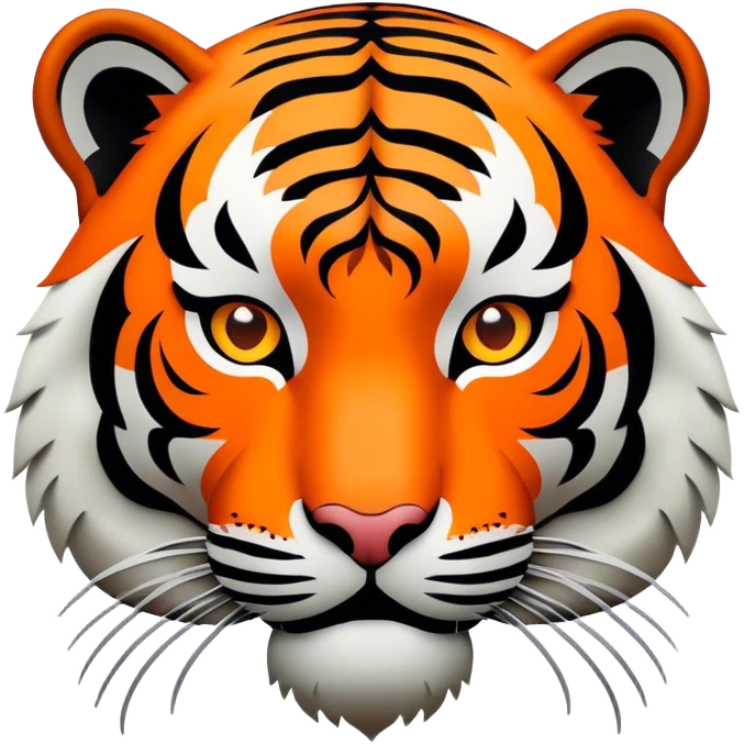 TIGER CHINESE PAPER CUTTING  emoji