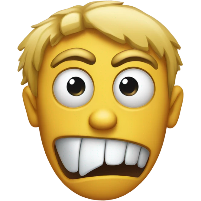 emoji looking scared emoji