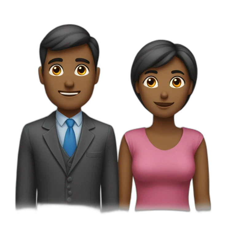 Un 69 entre un homme et une femme emoji