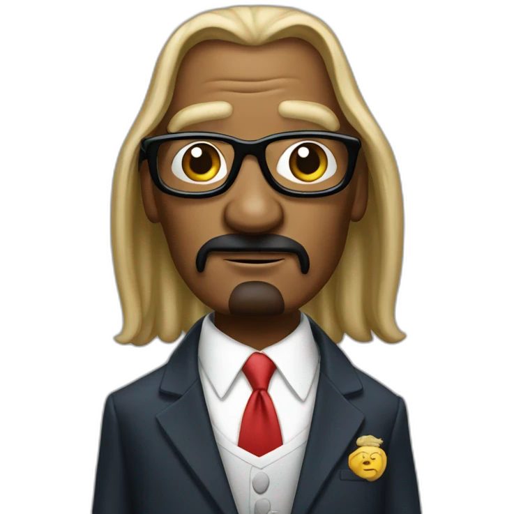 Trump as snoop dog emoji