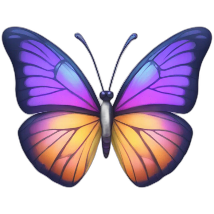 magical butterfly emoji