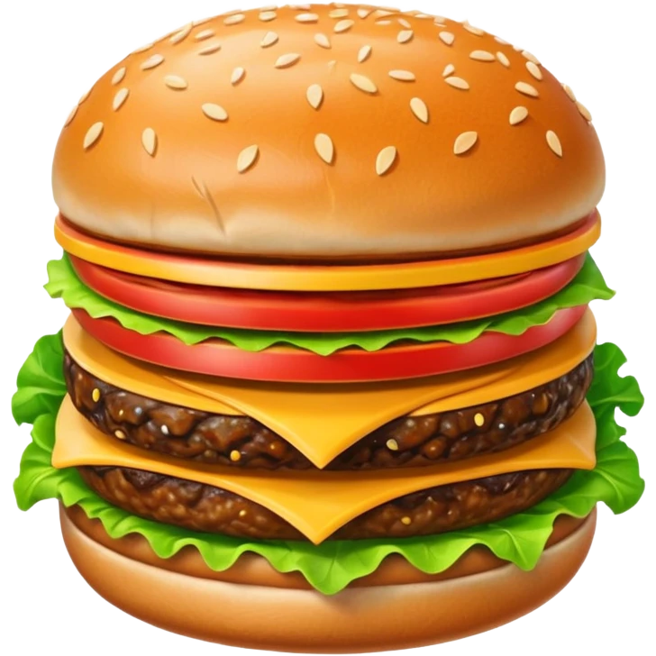 Toony Hamburger Emoji emoji