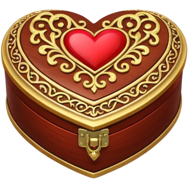 heart treasure box emoji