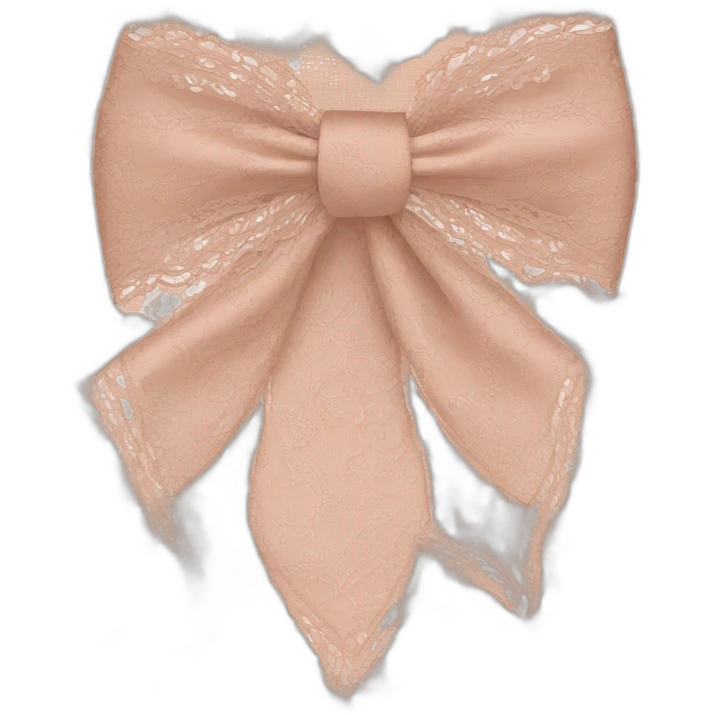 lace cravat emoji