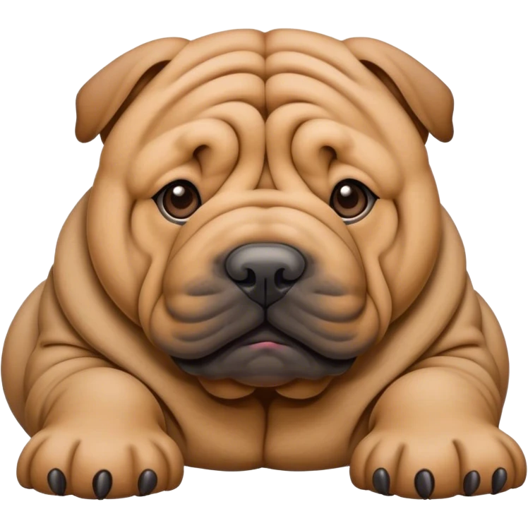Sharpei dog  emoji
