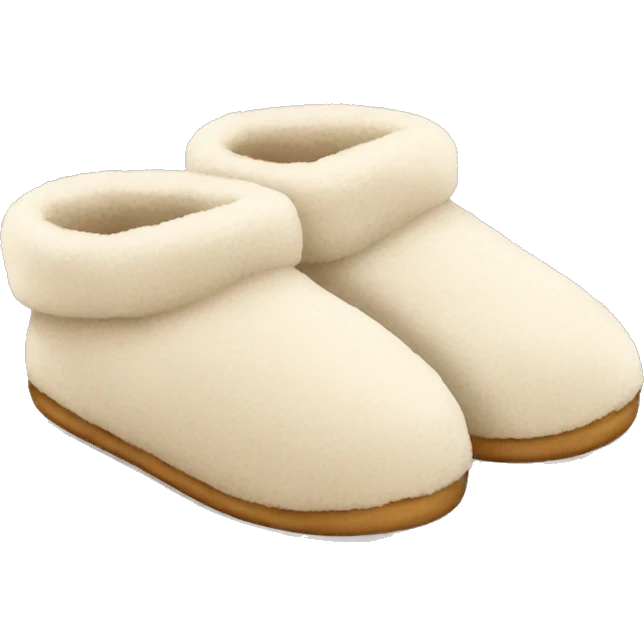 Cozy slippers emoji