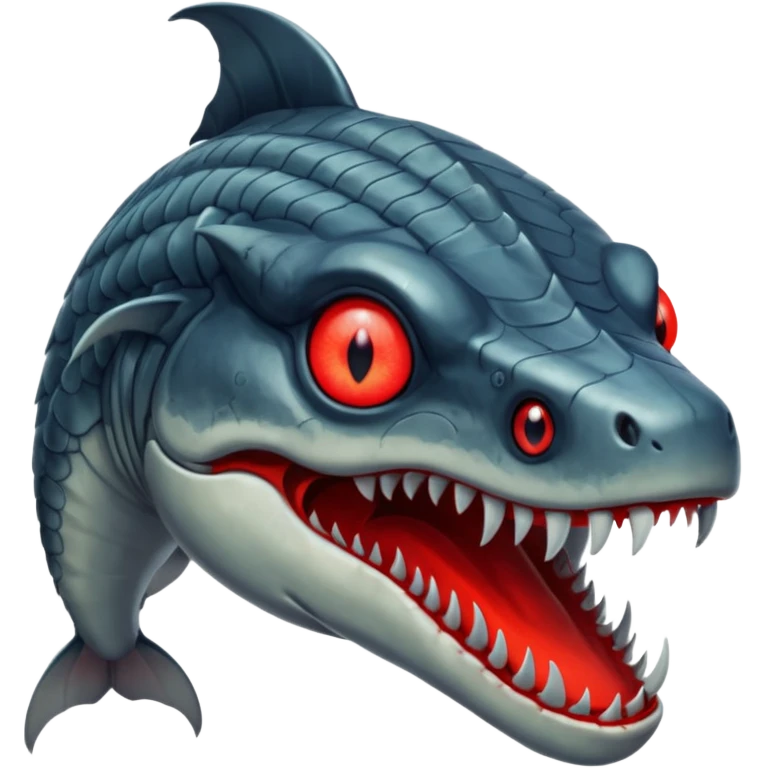 Leviathan – Massive scaled beast with glowing eyes. emoji