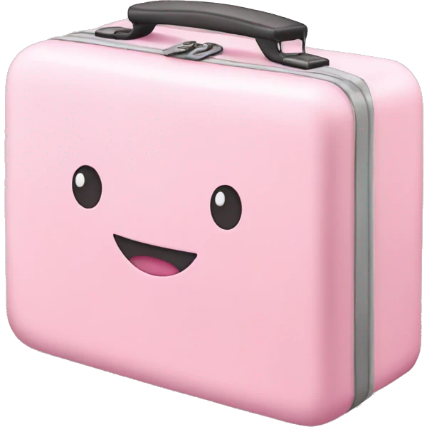 Light pink lunchbox  emoji