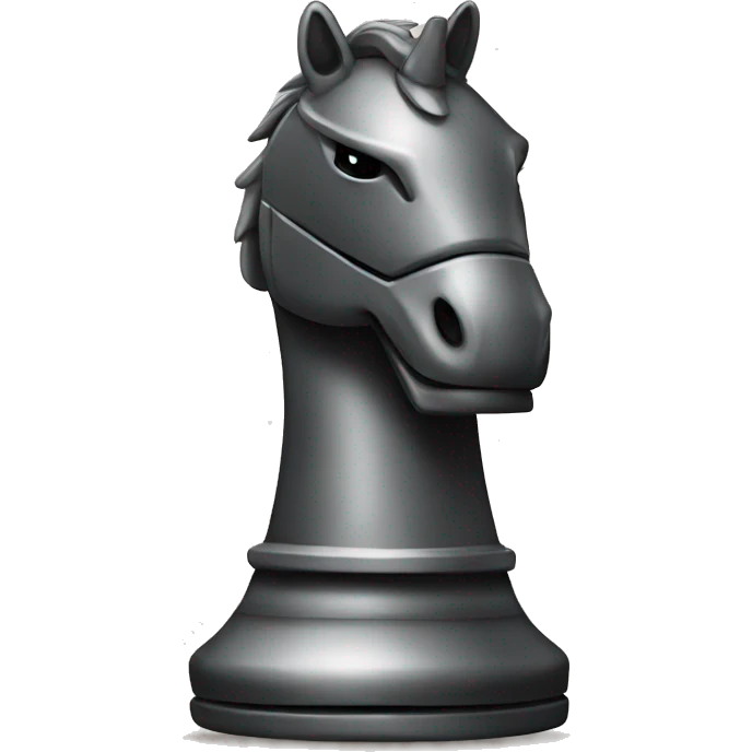 Chess knight emoji