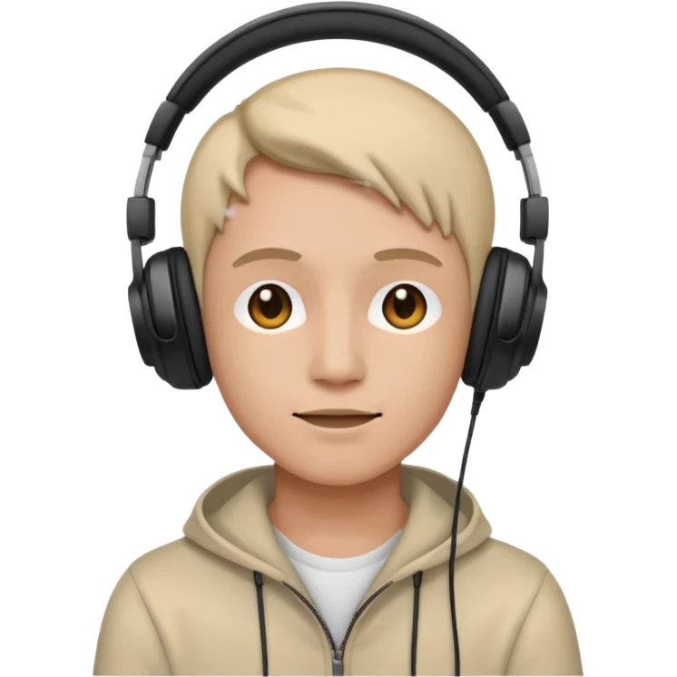 listen to music emoji