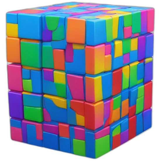 big rubik cube emoji