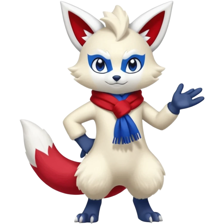 Zangoose-Meowstic-Fakémon-hybrid-creature (full body)  emoji