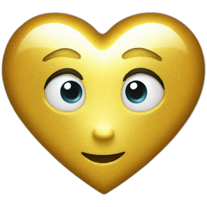 shiny heart emoji