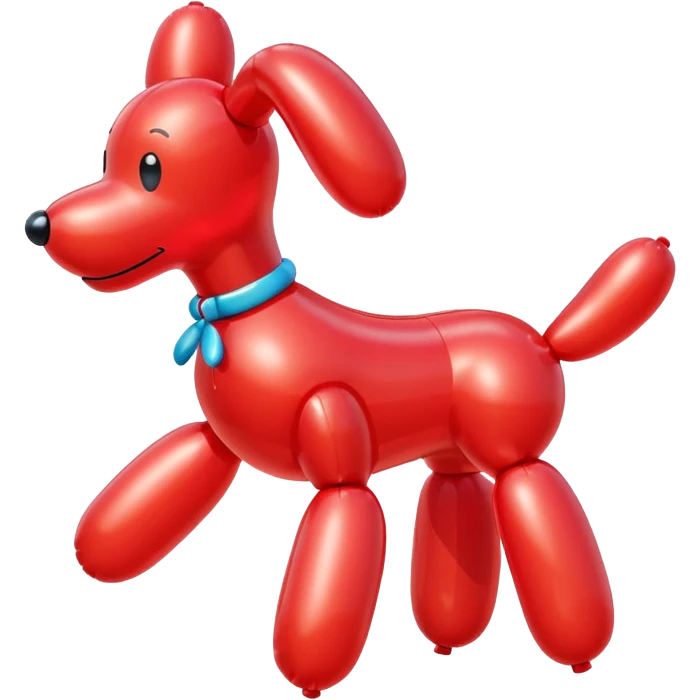 Balloon dog dancing emoji