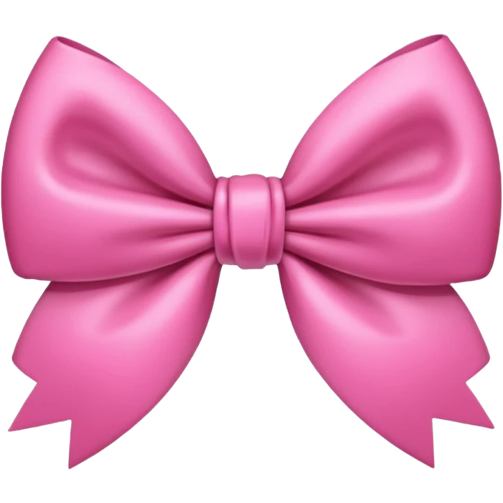 pink bow emoji