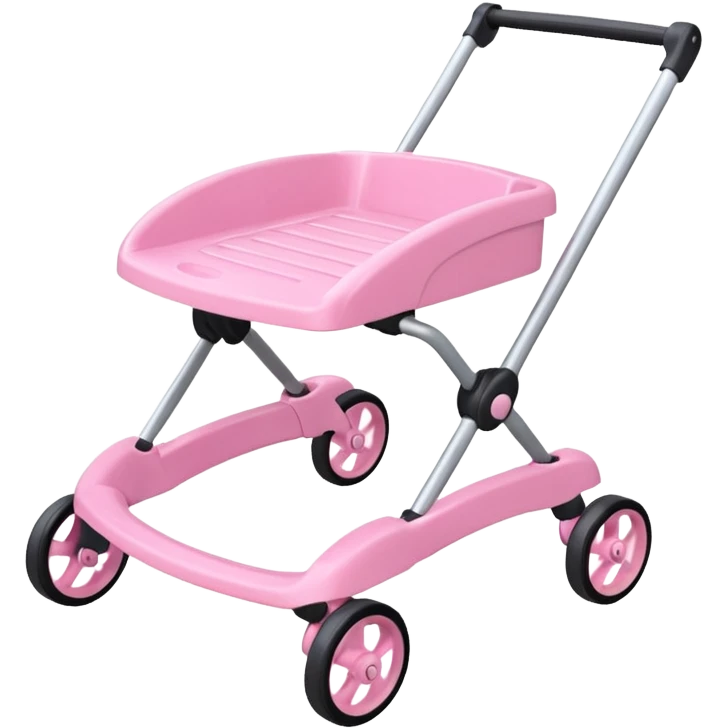 pink baby walker emoji