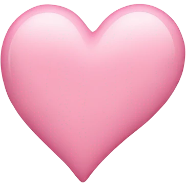 Baby pink heart emoji
