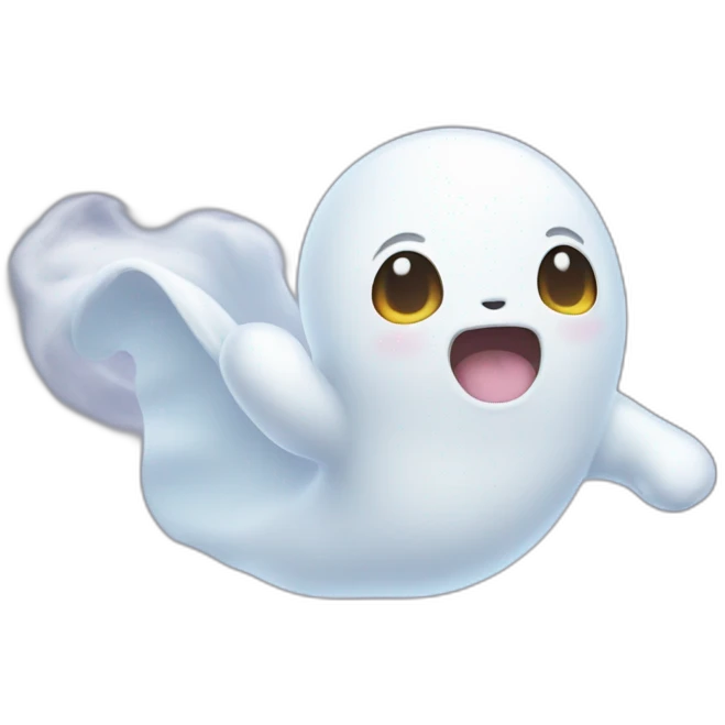 ghost-floating-in-the-air-kitty emoji