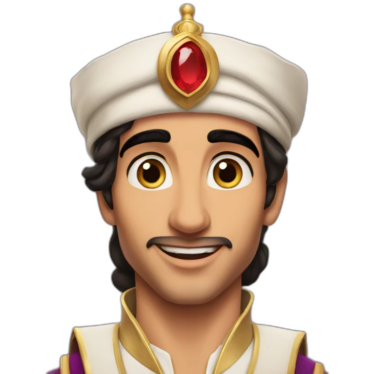 prince ali from aladdin realistic emoji