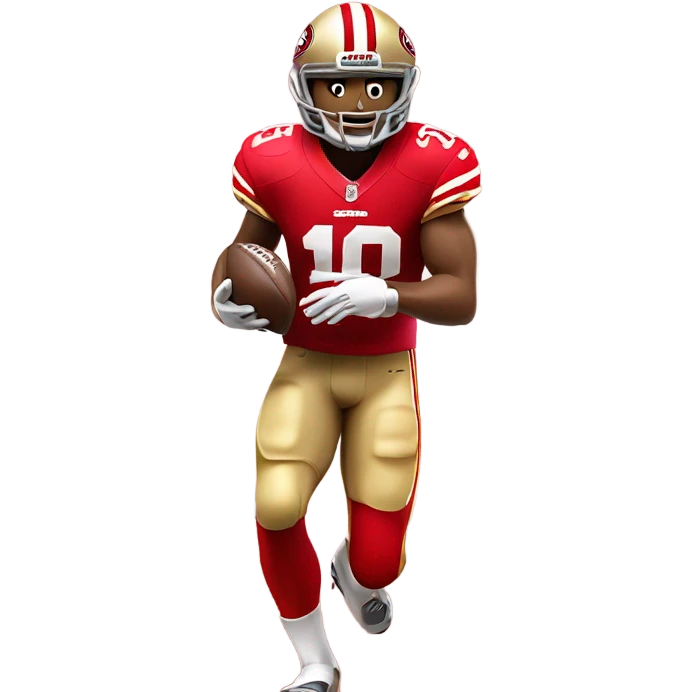 49er football  emoji