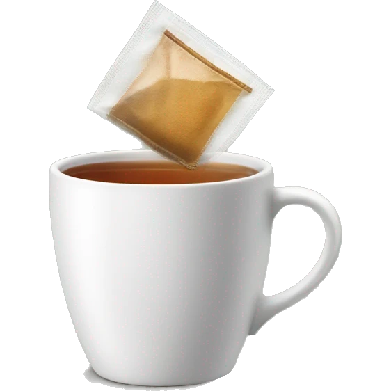 tea bag in cup emoji