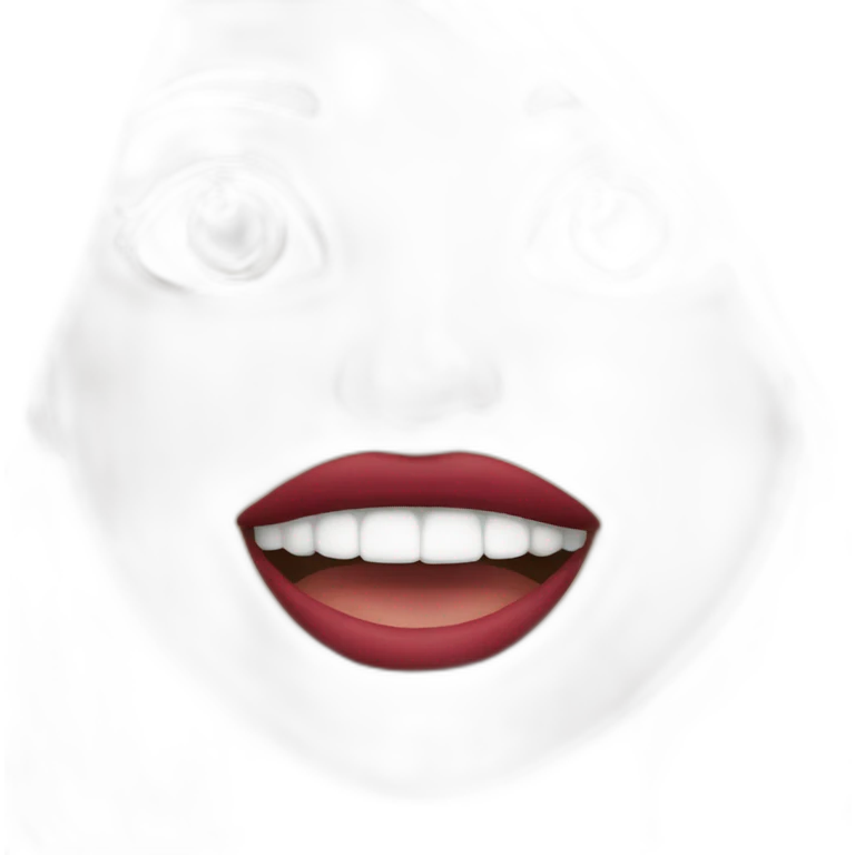 Bouche sexy emoji