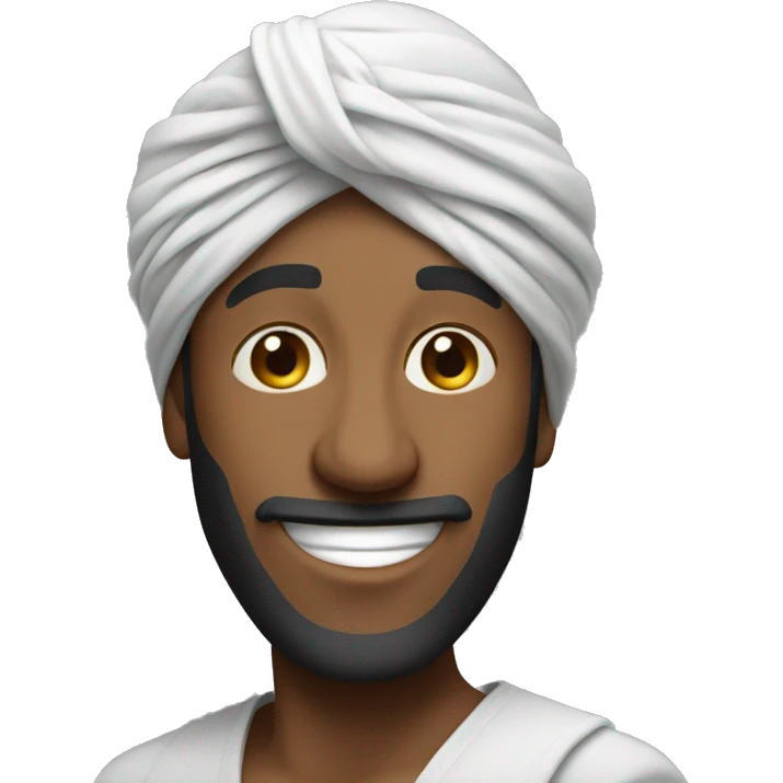 Guy in a turban dancing  emoji