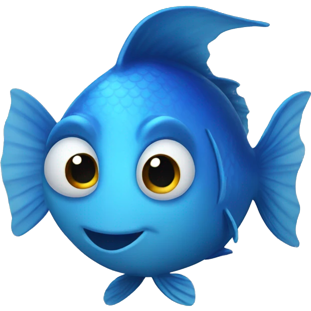 blue fish emoji