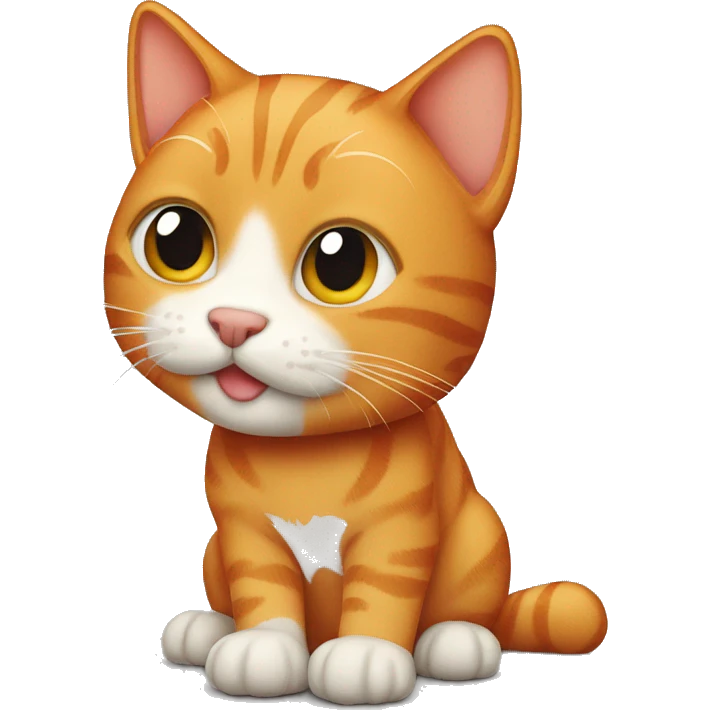 orange tabby cat emoji