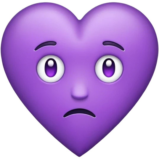 purple heartbroken emoji emoji