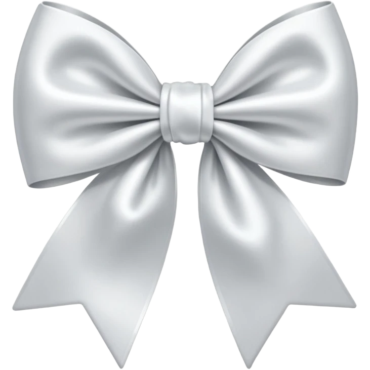 White bow emoji