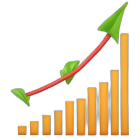 profit graph growing emoji