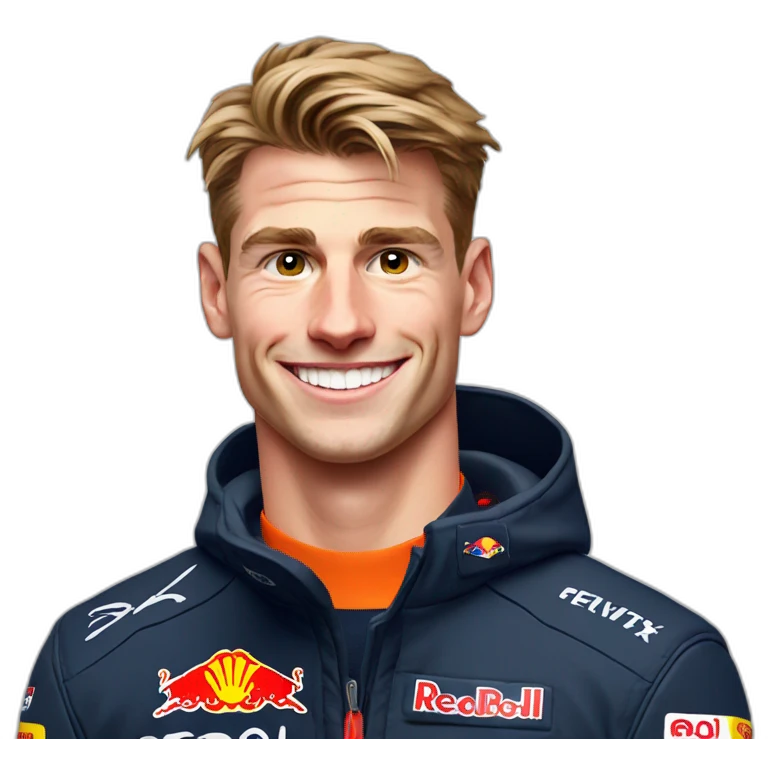 max-verstappen, f1, smile emoji
