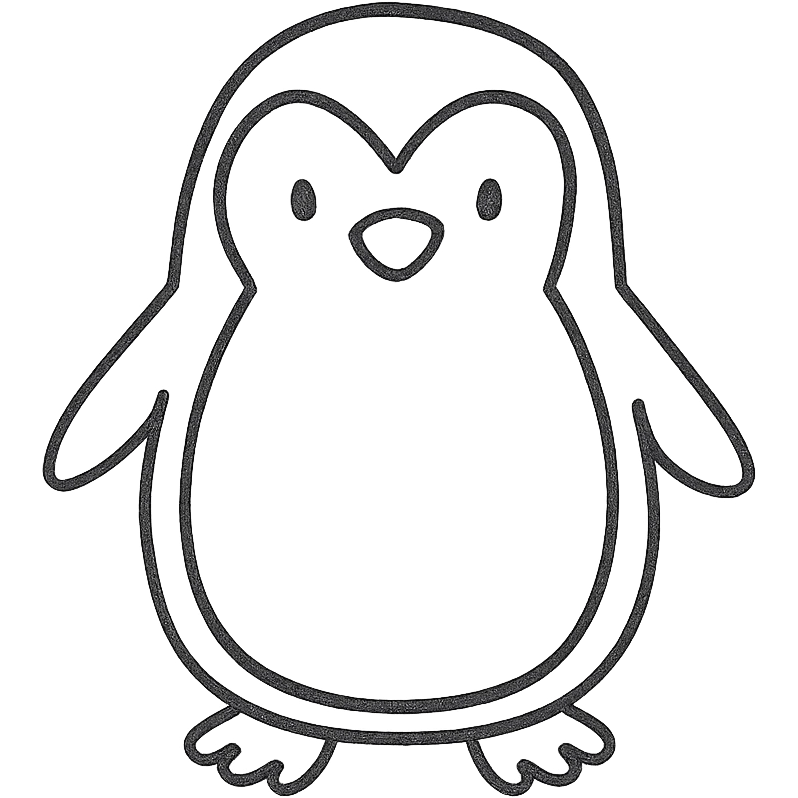 cute penguin emoji