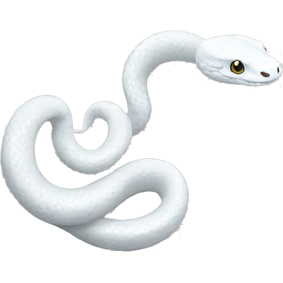 White snake emoji