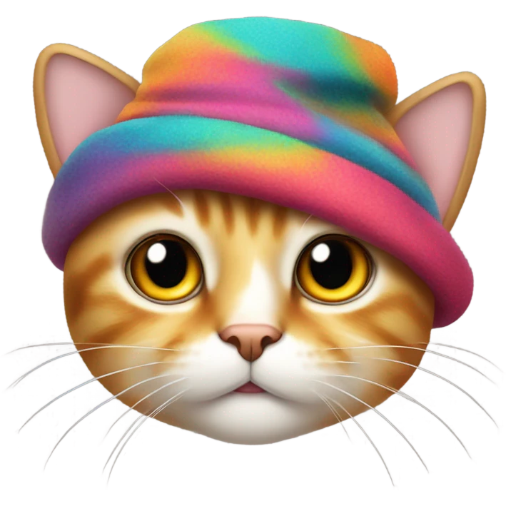 Cat with hat emoji