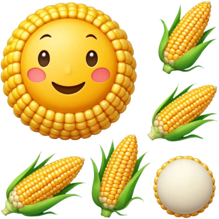 Corn ball emoji