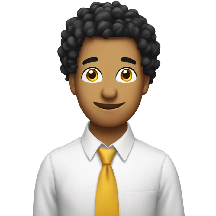 Duck with black curly hair on its head  emoji