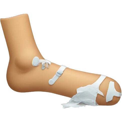 broken leg emoji