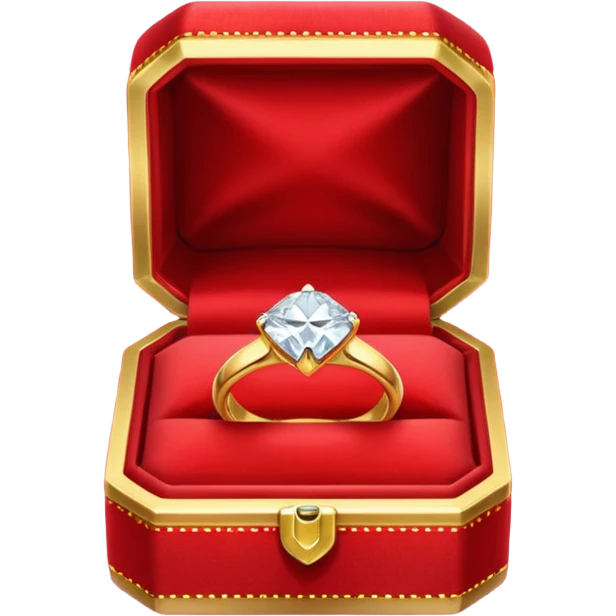 diamond ring in a red box emoji