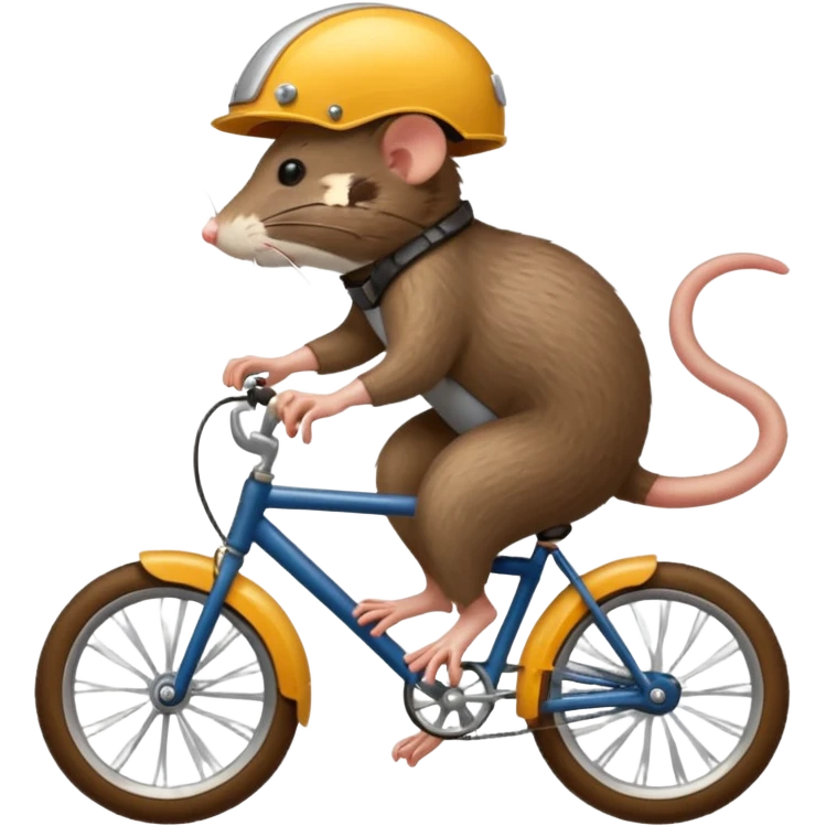rat on bike emoji