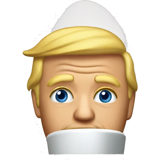 Donald trump skibidi toilet emoji