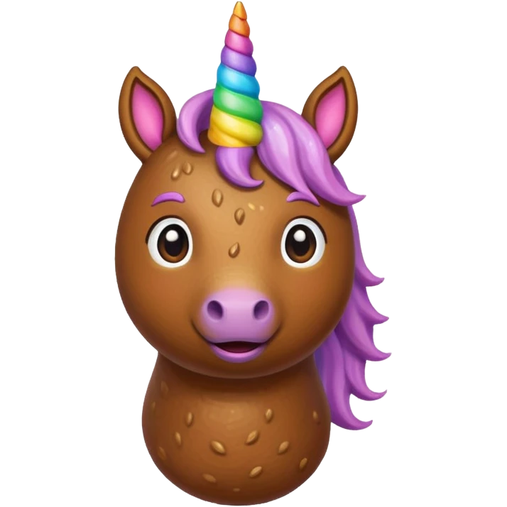 Poop unicorn  emoji