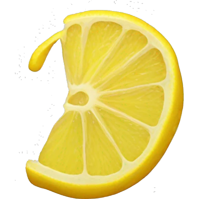 lemon peel spirals emoji