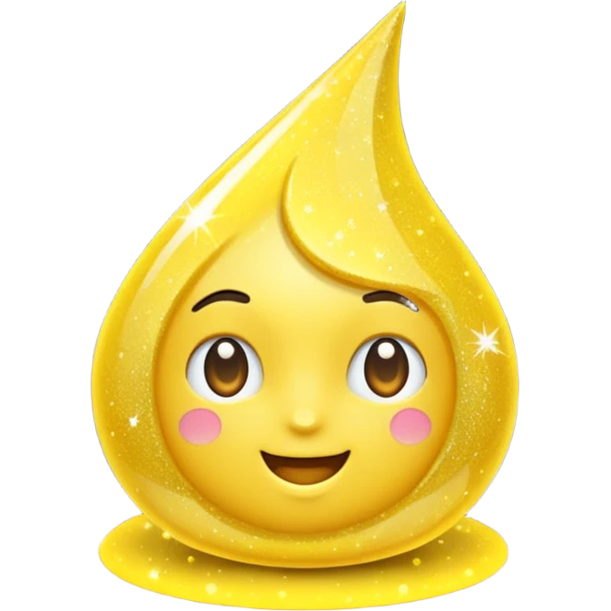 Yellow Sparkle 3d emoji