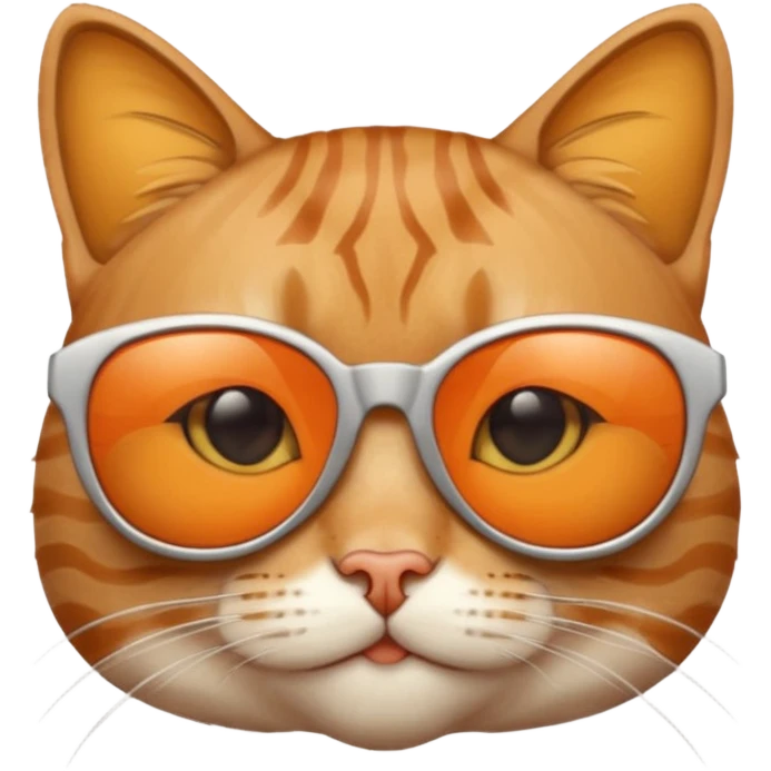 Cat wearing sunglasses emoji